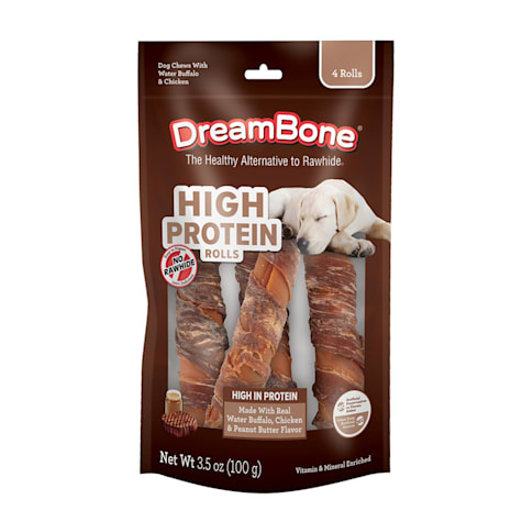 DreamBone High Protein Rolls Rawhide-Free Chews for Dogs