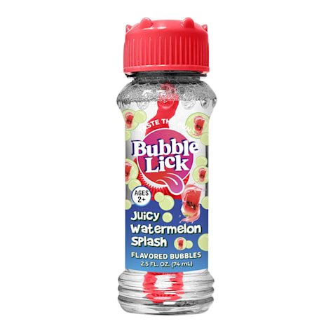 Toysmith BubbleLick Flavored Watermelon Candy Bubbles