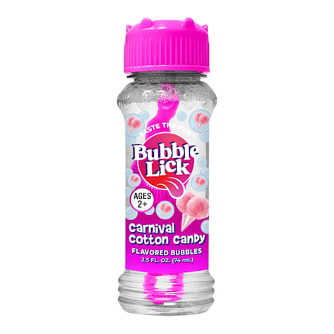 Toysmith BubbleLick Flavored Cotton Candy Bubbles