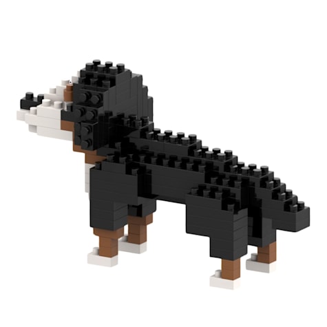 Toysmith Brixies Saint Bernard Brick Building Toy