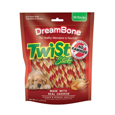 DreamBone Twist Sticks Rawhide-Free Chews for Dogs