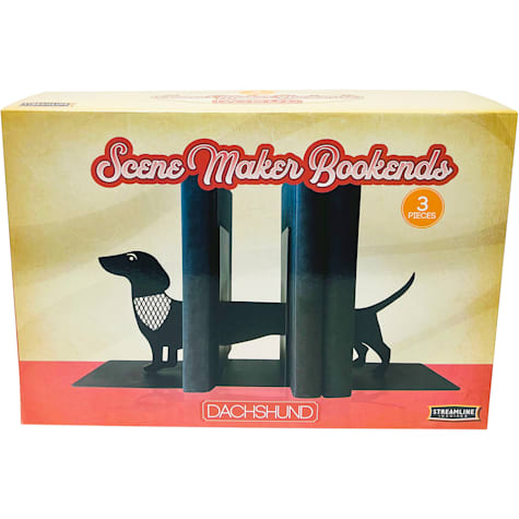 Dachsund 3-Piece Scene Maker Bookend