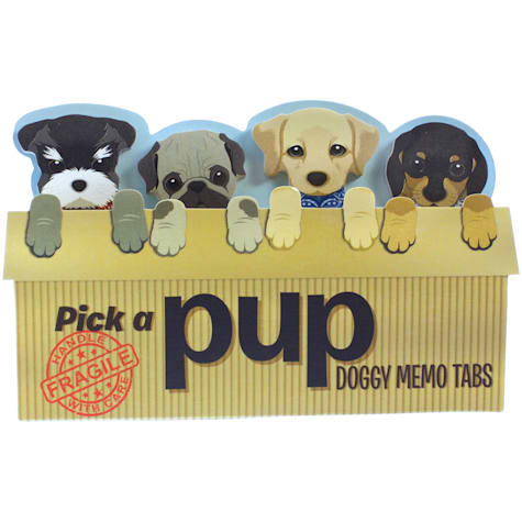 Pick a Pup Memo Bookmark Note Tabs