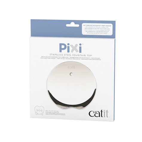 Catit Pixi Fountain Stainless Steel Top Replacement Parts Clean Automatic Water Supply for Cat