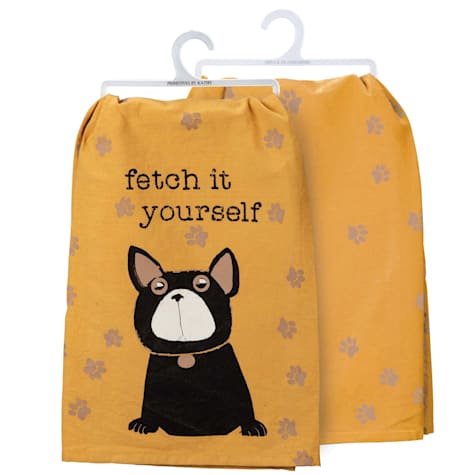 Primitives by Kathy Fetch It Kitchen Towel
