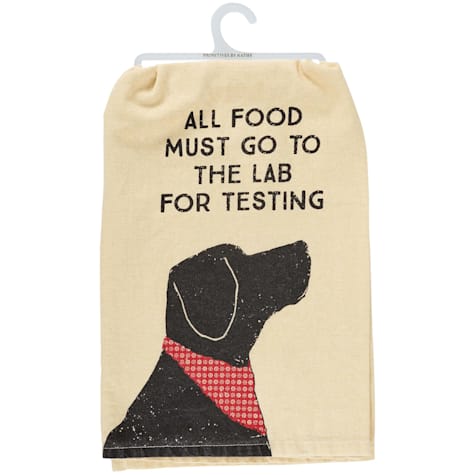 Primitives by Kathy All Food To The Lab Kitchen Towel