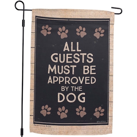 Primitives by Kathy Approved By Dog Garden Flag