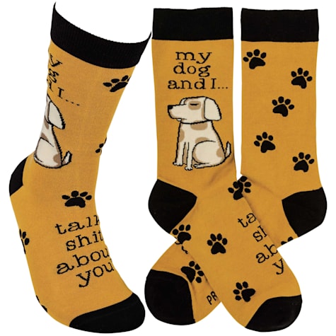 Primitives by Kathy My Dog and I Socks