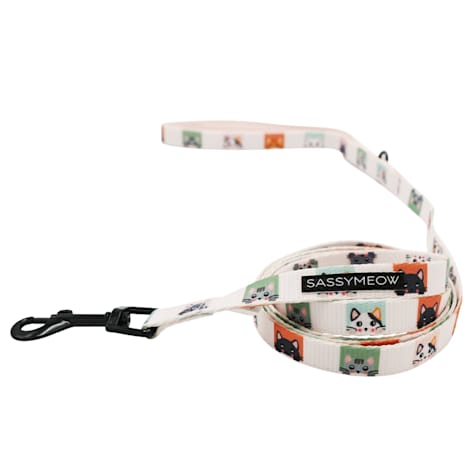 Sassy Meow Smitten Kittens Cat Leash