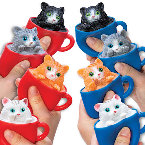 Schylling Pop-a-Chino Kitties Squeeze Toy