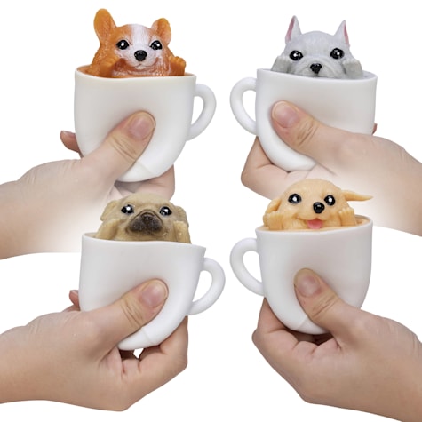 Schylling Pup in a Cup Squeeze Toy