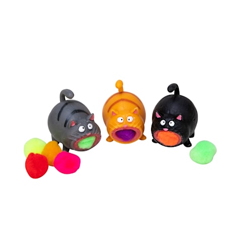 Schylling Hairball Kitty Pop-Out Squeeze Toy