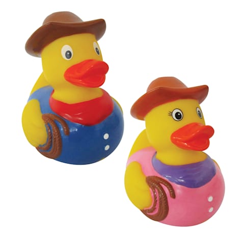 Schylling Cowboy Rubber Ducky Toy
