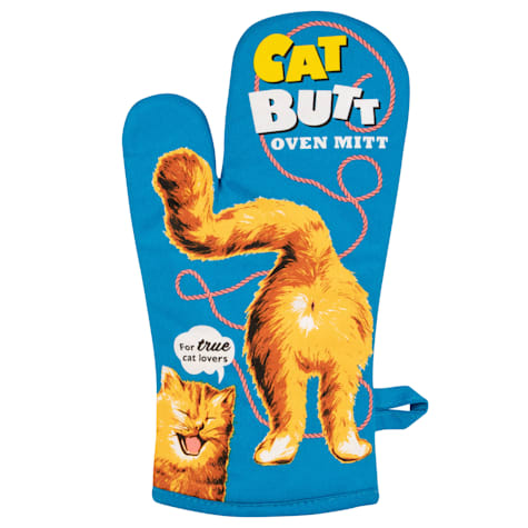 Blue Q Cat Butt Oven Mitt