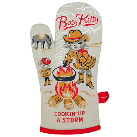 Blue Q Boss Kitty Oven Mitt