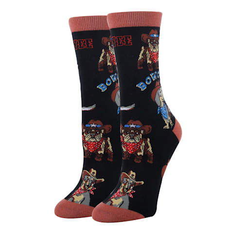 Oooh yeah! Women's Yee Howl Funny Crew Socks