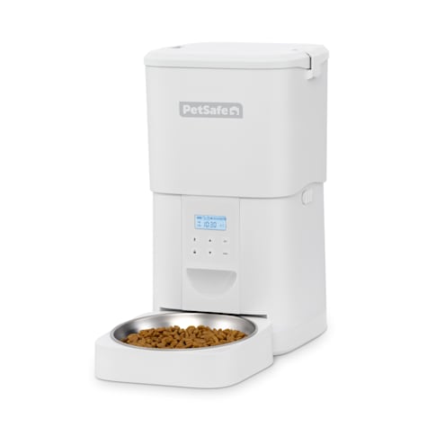 PetSafe Timed Cat and Small Dog Feeder with Portion Control FlexFeed Automatic Pet Feeder
