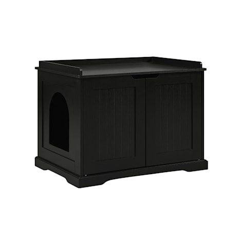 UniPaws Cat Litter Box Enclosure with Comfortable Pad