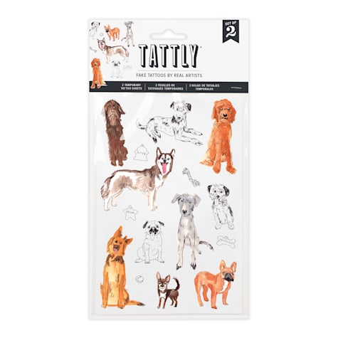 Tattly Dog Park Tattoo Sheet