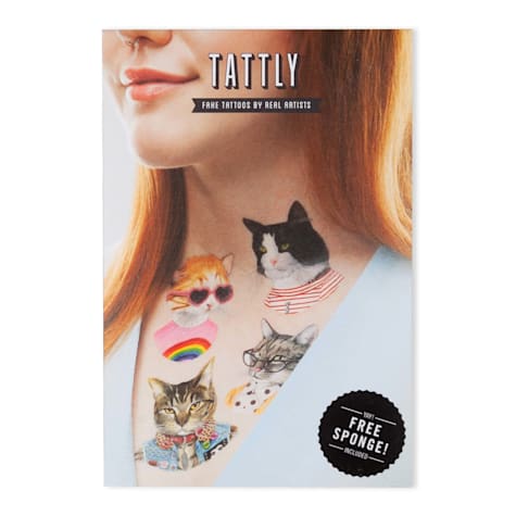 Tattly Cat Club Tattoo Set
