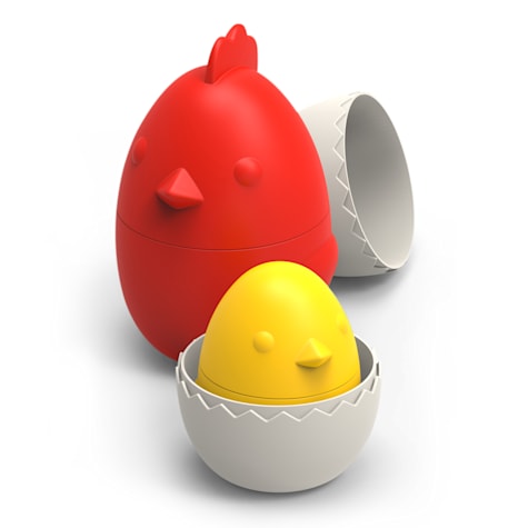 Fred Nested Rooster Measuring Cups