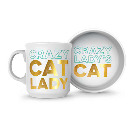 Fred Cat Lady Mug & Bowl Set