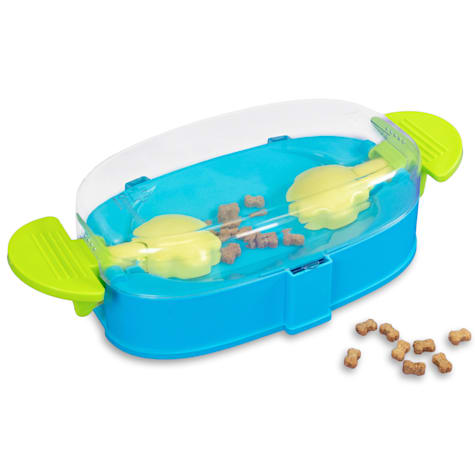 Outward Hound by Nina Ottosson Paw N' Play Dog Treat Puzzle Level 2 Intermediate Enrichment Toy for Dogs