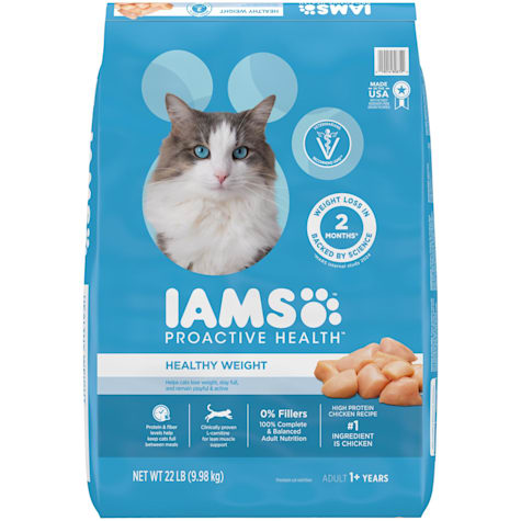 Iams Proactive Health Chicken Flavor Healthy Weight Adult Dry Cat Food