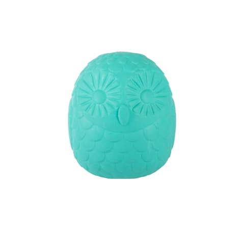 PetShop by Fringe Studio Turquoise You'Re A Hoot Rubber Dog Toy