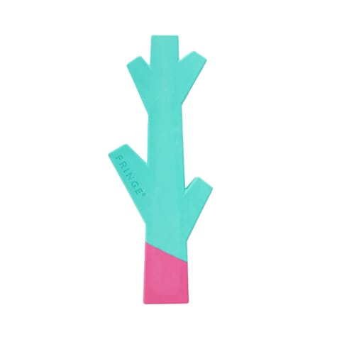 PetShop by Fringe Studio Turquoise/Hot Pink Stick With Me Rubber Dog Toy