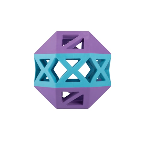PetShop by Fringe Studio Purple/Blue This Is How I Roll Rubber Dog Toy