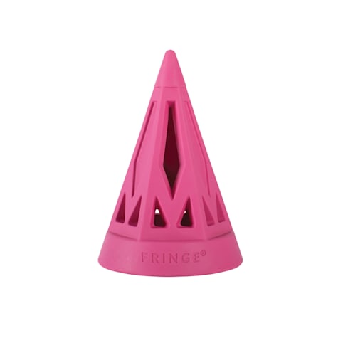 PetShop by Fringe Studio Pink You Cone Do It! Hot Rubber Dog Toy