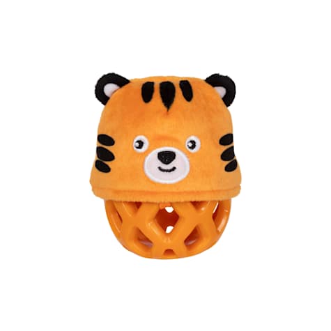 PetShop by Fringe Studio Go Get Em Tiger Rubber Dog Toy
