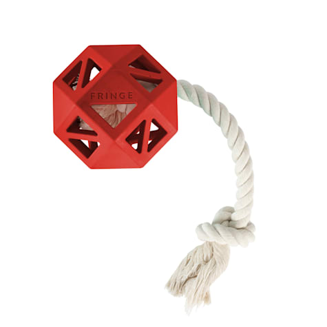 PetShop by Fringe Studio Red Pull My Way Rubber Dog Toy
