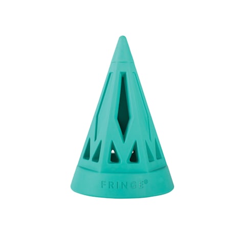 PetShop by Fringe Studio Turquoise You Cone Do It! Rubber Dog Toy
