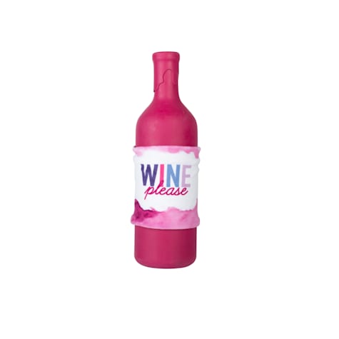 PetShop by Fringe Studio Wine Please Rubber Dog Toy