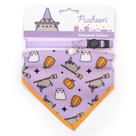 Pusheen Halloween Cat Collar Set