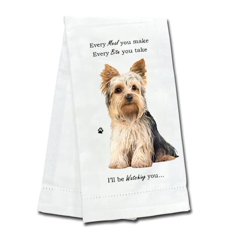 E&S Pets Yorkie Kitchen Towel