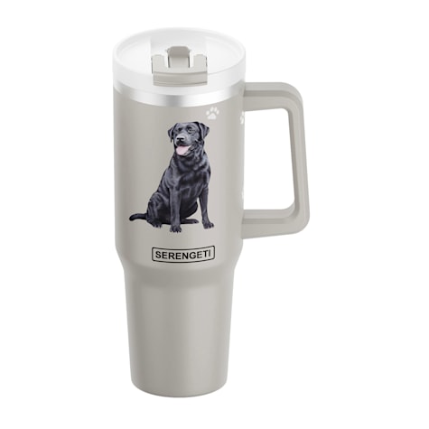 E&S Pets Black Lab Ultimate Stainless Steel Mug