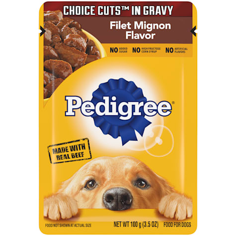 Pedigree Choice Cuts in Gravy Filet Mignon Flavor Adult Soft Wet Dog Food