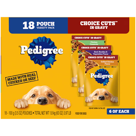 Pedigree Choice Cuts in Gravy Chicken Casserole Dog Food Variety Pack