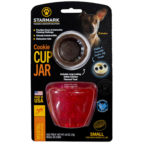 Starmark Cookie Cup Jar for Dogs