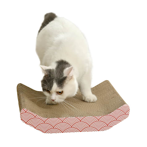 Max & Marlow Curved Corrugate Cat Scratch