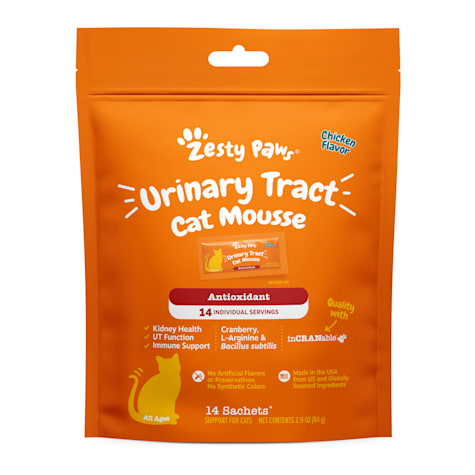 Zesty Paws Mousse Urinary Tract, Chicken for Cats