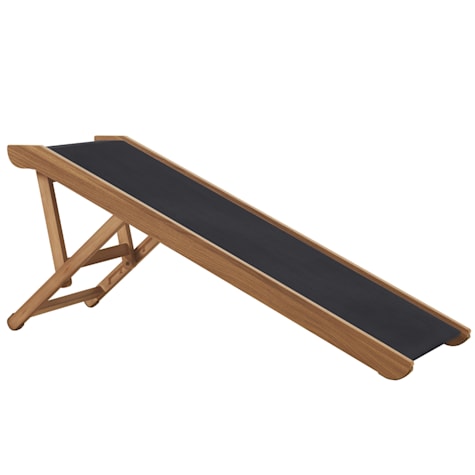 UniPaws Large Foldable Wooden Pet Ramp with Adjustable Height