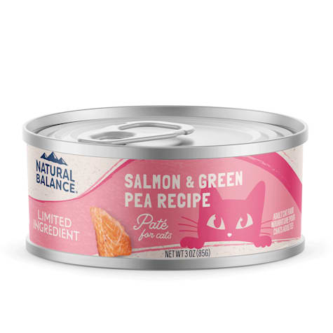 Natural Balance Limited Ingredient Salmon & Green Pea Pate Recipe Wet Cat Food