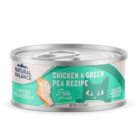 Natural Balance Limited Ingredient Chicken & Green Pea Pate Recipe Wet Cat Food