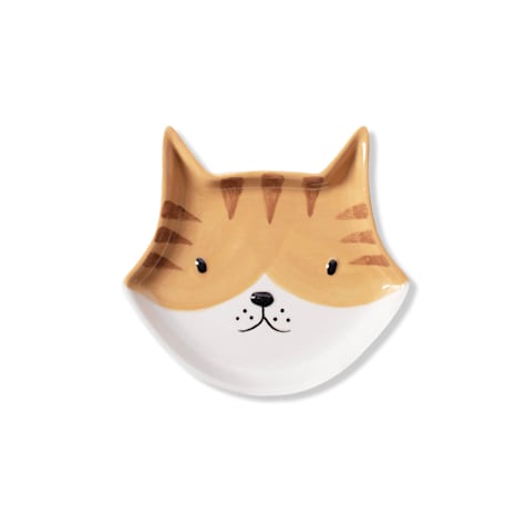 PetShop by Fringe Studio Julianna Swaney Tabby Kitty Ceramic Trinket Tray