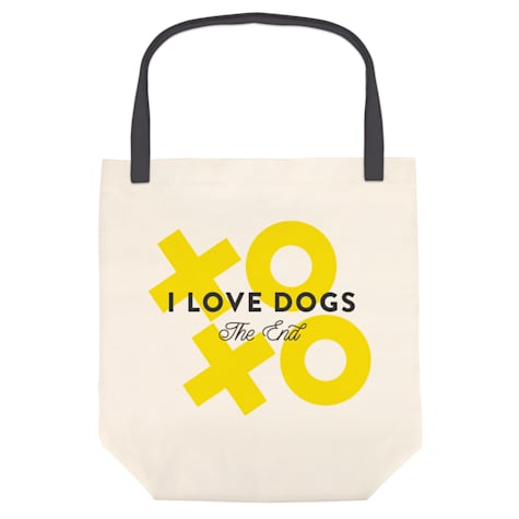 PetShop by Fringe Studio I Love Dogs Canvas Tote
