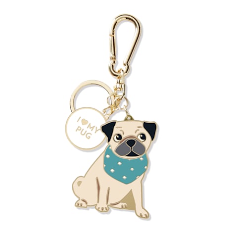PetShop by Fringe Studio Pug Keychain